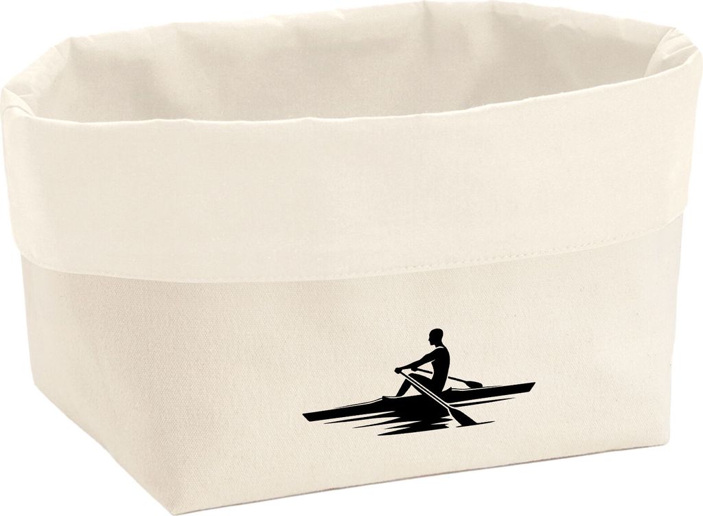 Huuraa Organizer Rudern Rowing 3 Liter Medium Canvas Baumwolle Utensilo Geschenkidee