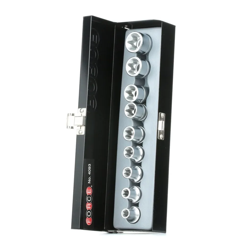 Démontez les vis étoilées sans riper avec ce jeu de douilles E-Torx 1/2