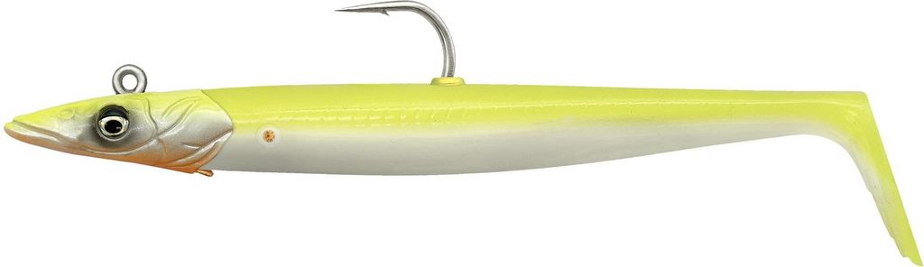 Savage Gear Shad Sandeel V2 Big Game Farbe Lemon Back Produktbild 