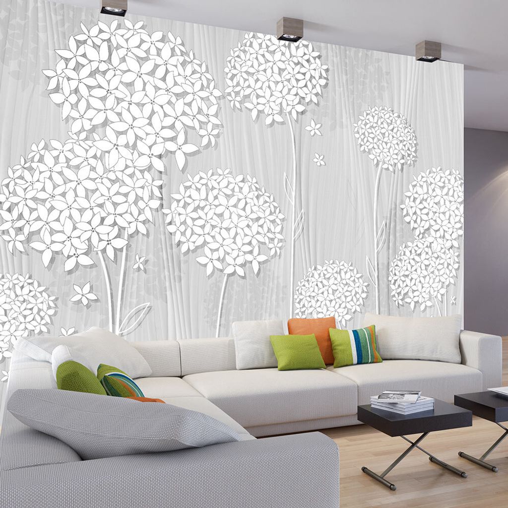 Basera Selbstklebende Fototapete Schnörkelmotiv b-C-0008-a-d, mit UV-Schutz, 245x175 cm
