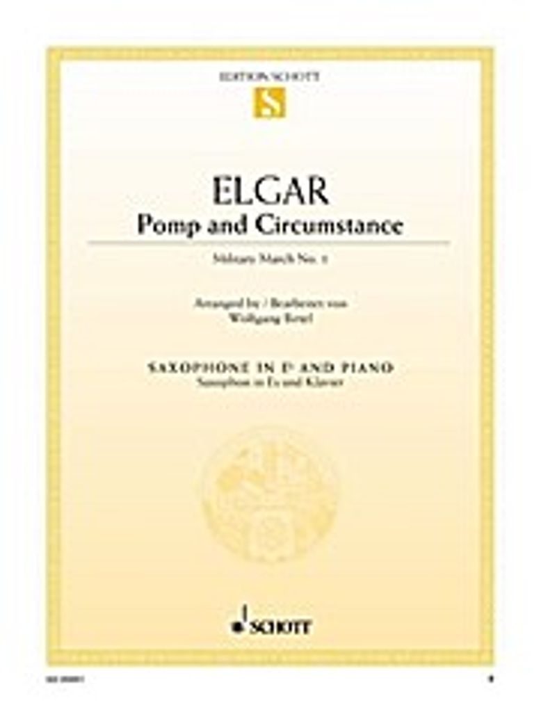 Pomp and Circumstance. Saxophon in Es und Klavier.