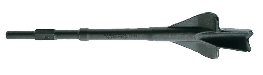 Ciseau à bois P-13100 L380mm l35mm 13/17mm 6 pans avec patin de guidage