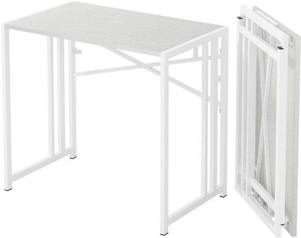 Weißes Schreibtisch 90 cm für Homeoffice