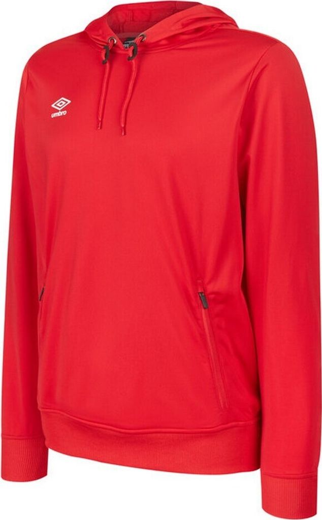 Umbro - "Club Essential" Kapuzenpullover für Herren UO134 (XL) (Zinnoberrot)