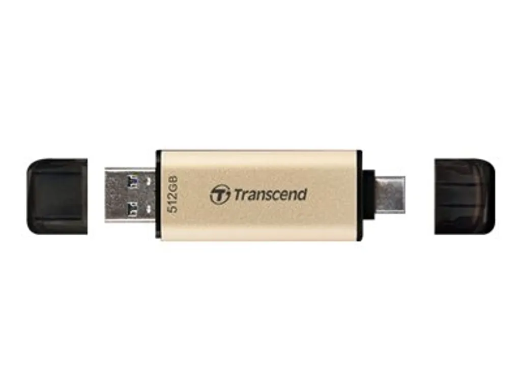 Clé USB 3.2 Transcend JetFlash 930C TLC 512 Go Double Connecteur - 9