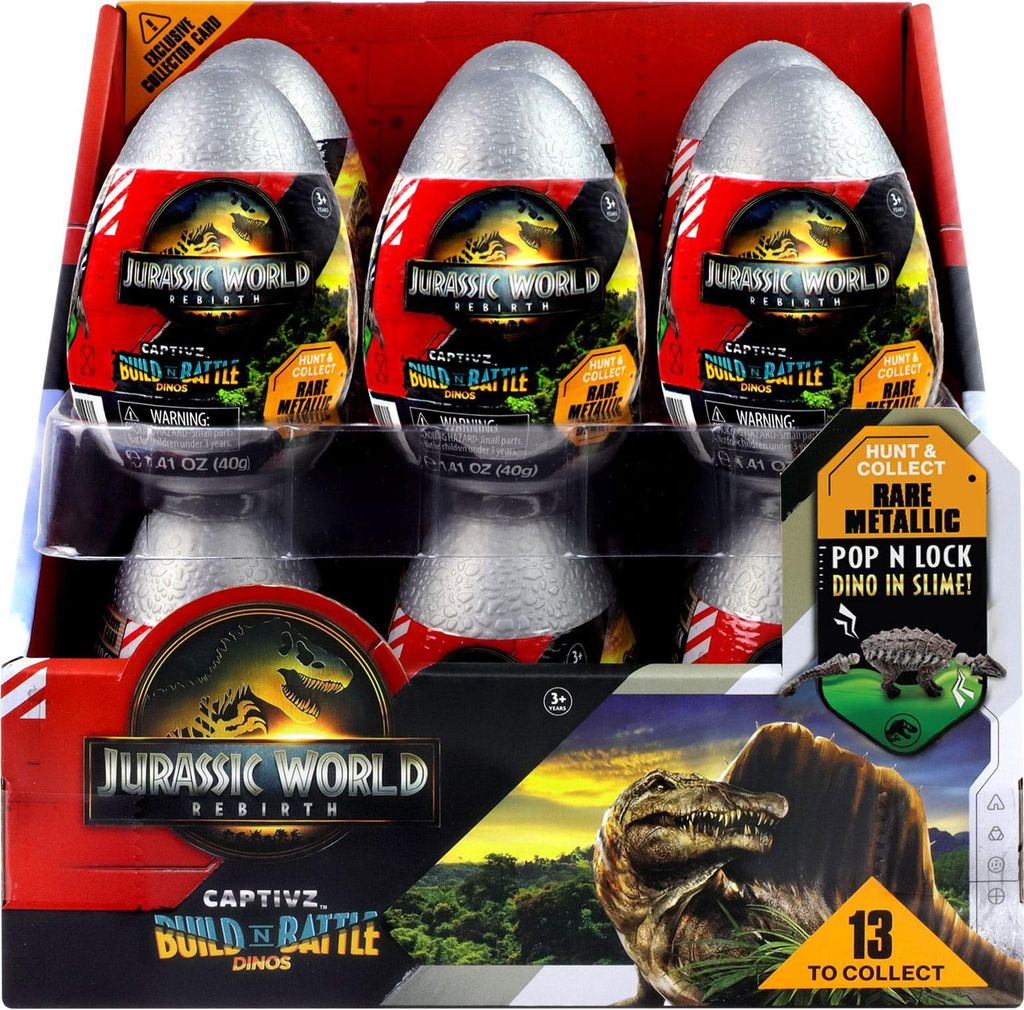 Jurassic World Captivz Rebirth, 3 rok/roky, Různé barvy Obrázek produktu 