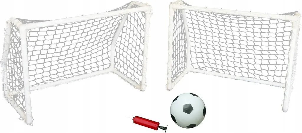 MASTER Goal Set : Deux Buts de Foot 61x45x30 cm avec Ballon Inclus