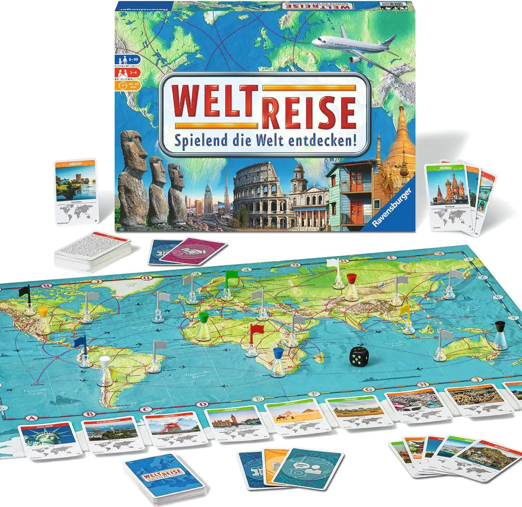 Puzzle Adulte Tour du Monde Ravensburger 3000 Pièces - Voyage Culturel