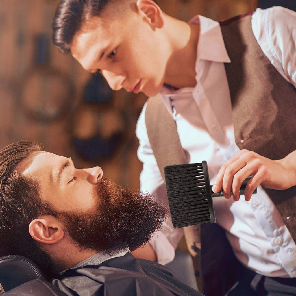 Weiche Friseurbürste Für Nacken & Gesicht – Sanftes Entfernen Von Haaren Nach Dem Schneiden