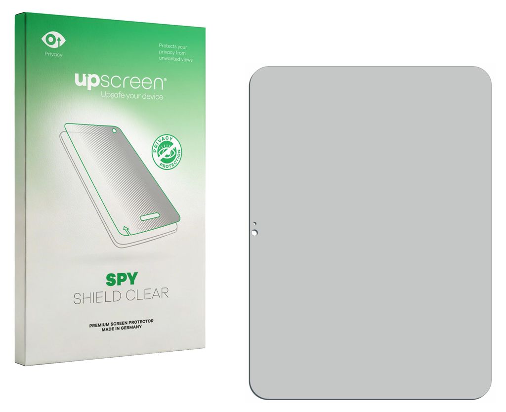 Für Apple iPad A16 11" WiFi 2025 (Hochformat, 11. Gen.) Sichtschutzfolie Schutzfolie upscreen Anti-Spy Privacy Sichtschutz Blickschutz Display Sch...