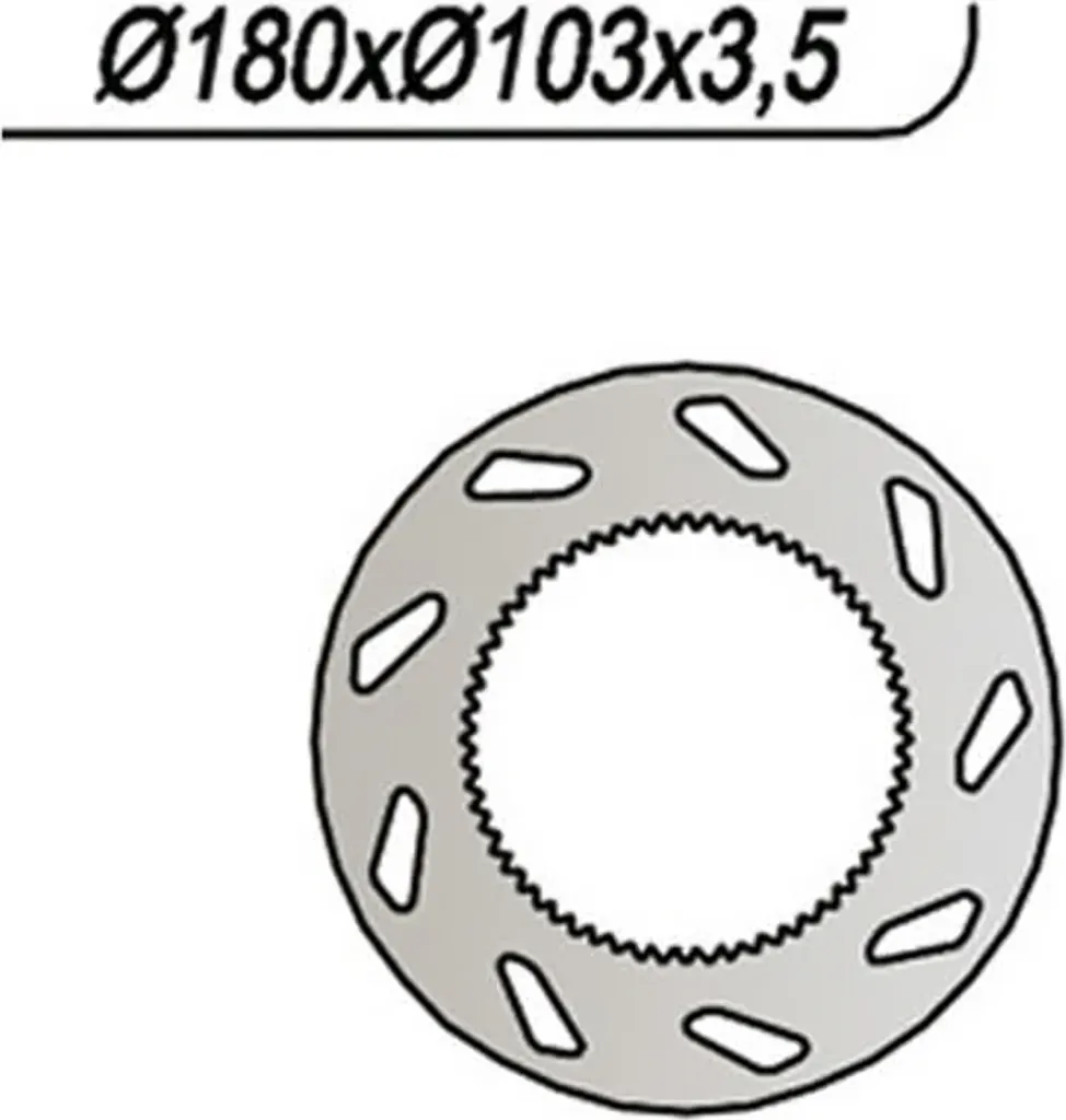 Disque de frein moto NG pour MOTOR HISPANIA - Pièce de rechange fiable