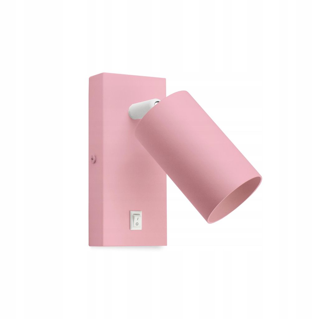 FKL DESIGN Home Deco Wandlampe Wandleuchte Kinderleuchte Kinderlampe 1-flammig GU10 Verstellbar Lampenschirm Lampe aus Serie (N975-KW1-R)
