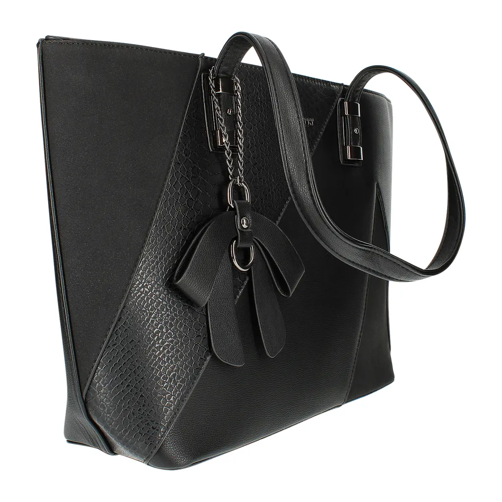 Borsa Donna Gallantry Tote Nero Serpente | Dal Giorno alla Sera - 4