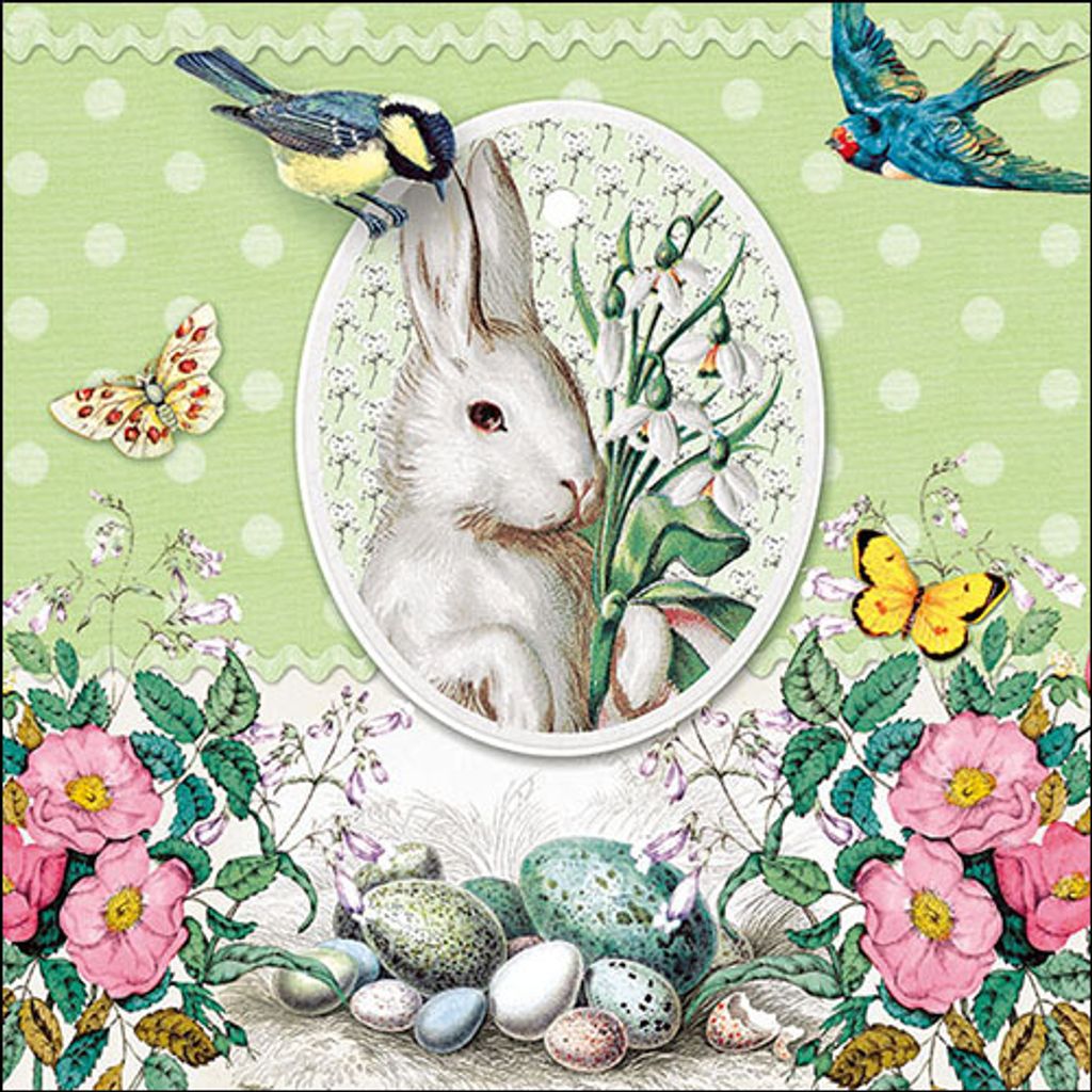 A - Ostern - Servietten Lunch – Napkin Lunch – Format: 33 x 33 cm –