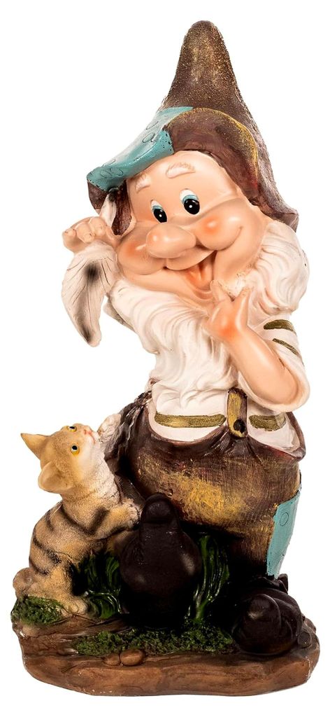 Gartenzwerg XXL Gartenwichtel Groß 41cm Gartenfigur