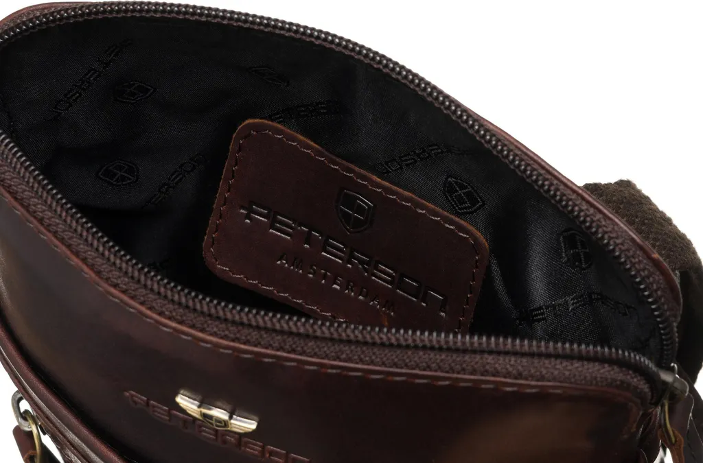 Borsa in Pelle Marrone PTN 1901E-OPU-0291 | Vera Pelle Artigianale - 7