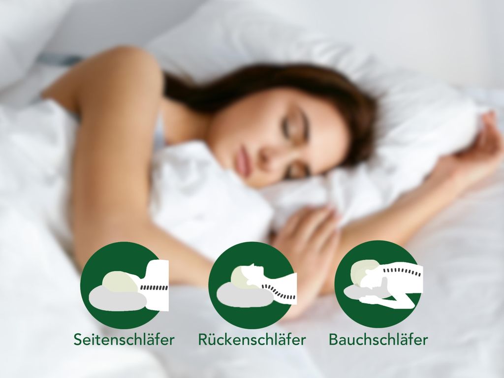 2er Set Microfaser Kopfkissen | 40 x 80 cm