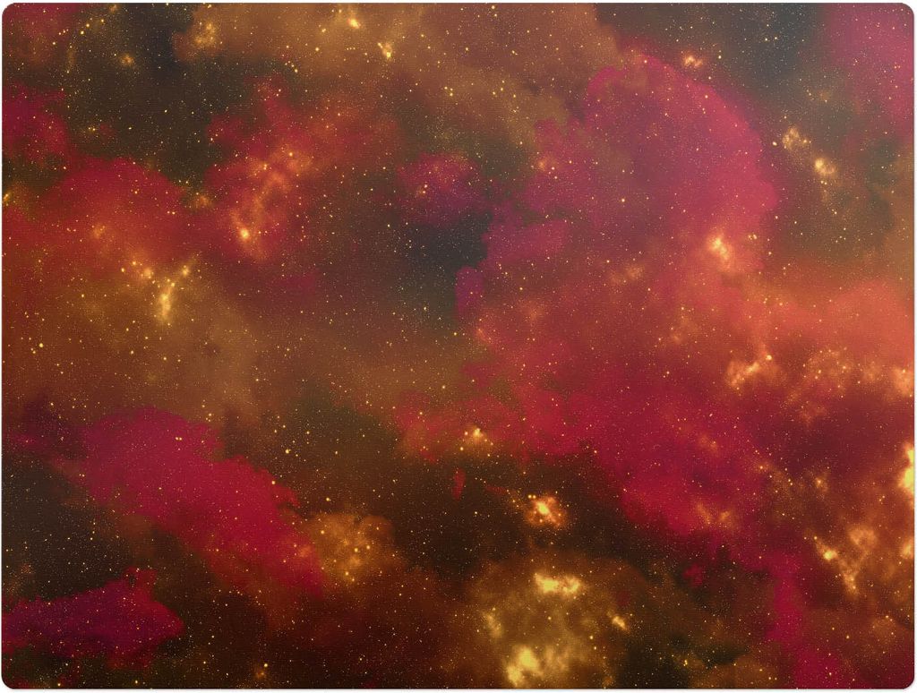 Weltraumnebel – Bodenschutzmatte – Rutschfest – Schutzmatte für Büro – Vinylmatte – Stuhlunterlage – 120 x 90 cm