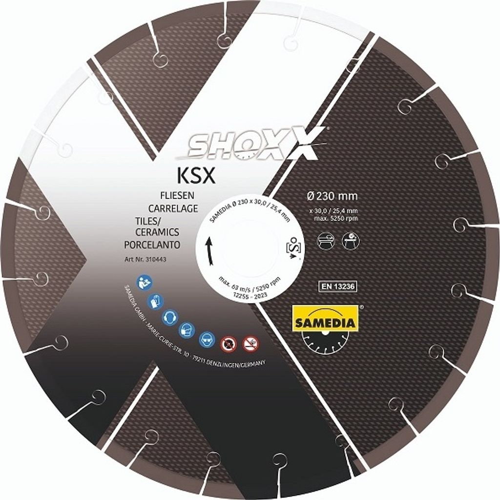 Samedia KSX 350x30.0/25.4 Diamant-Trennscheibe Produktbild 
