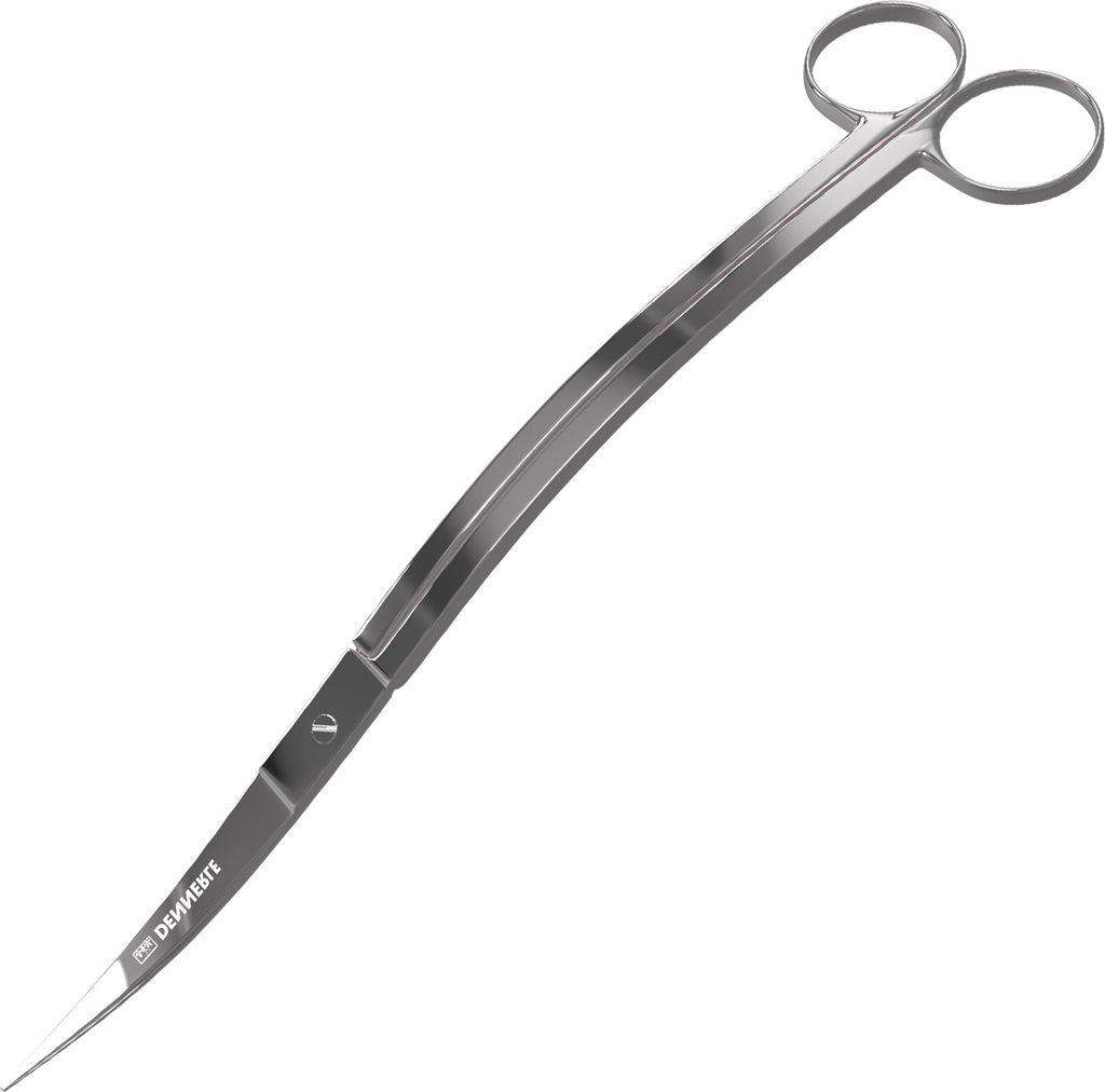 Dennerle Plant Scissor Curved, 25 cm - Edelstahl Aquascaping Schere