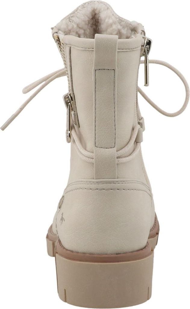 Mustang Damen Stiefelette mit Farbakzentsohle 15M0322001, Größe:39 EU, Farbe:Beige