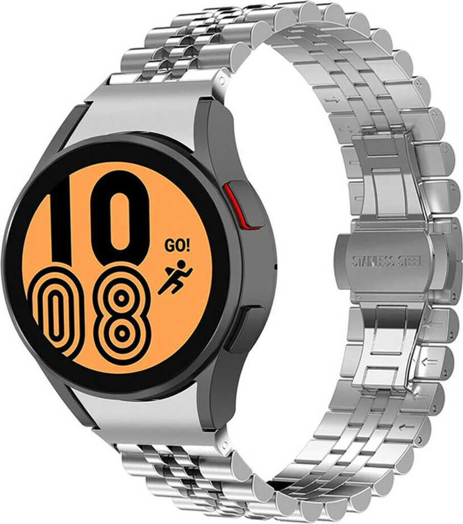 Strap-it Stahlarmband Jubilee - Kompatibel mit Samsung Galaxy Watch 6 Armband Ersatzarmband Edelstahl - Faltschließe - Hochwertiges Material - fü...