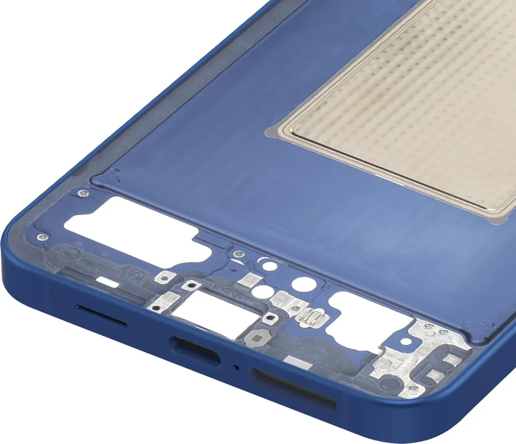 Coque Centrale Samsung Originale Galaxy S25 Plus - Bleu Nuit (Ajustement) - 3