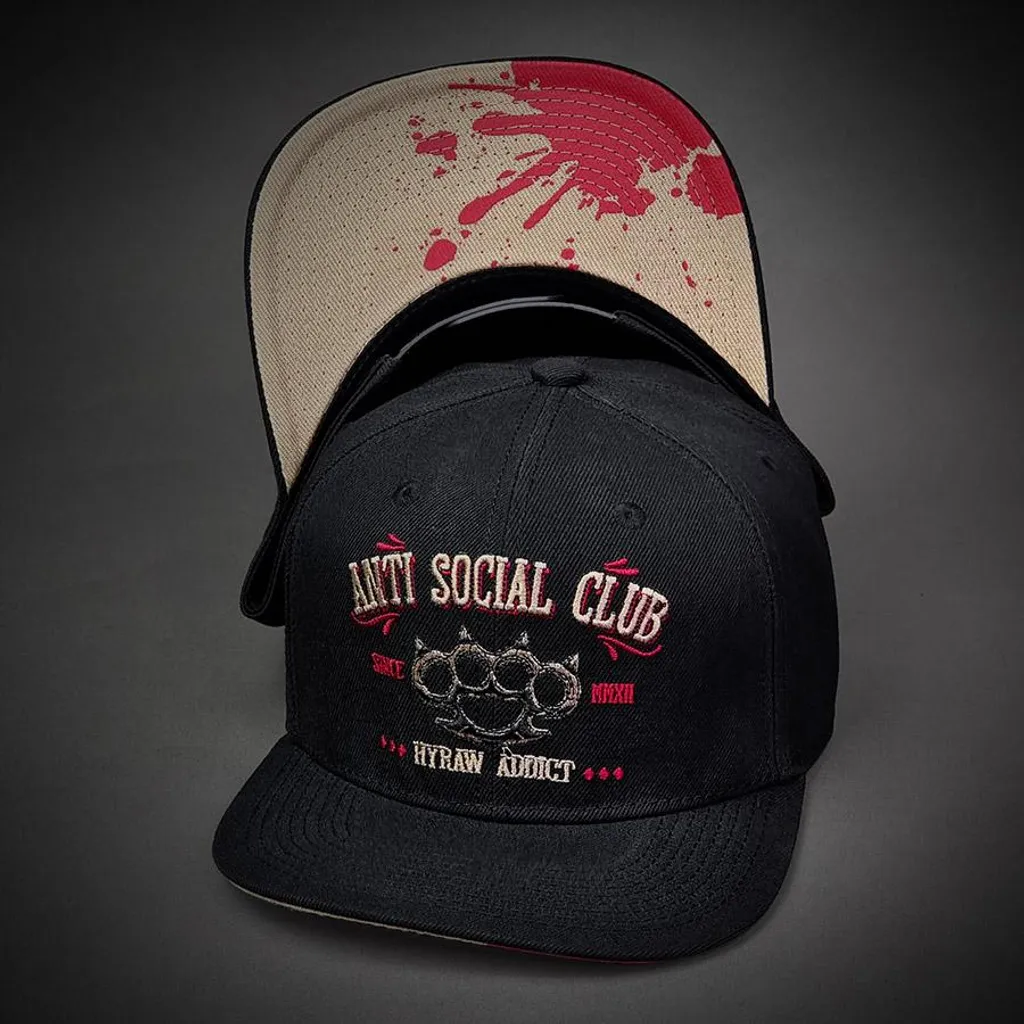 Cappello Snapback Hyraw Anti Social Club - Look Underground Visiera Piatta