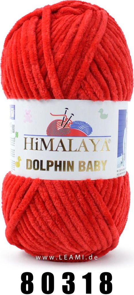 A ball of red yarn with a label.