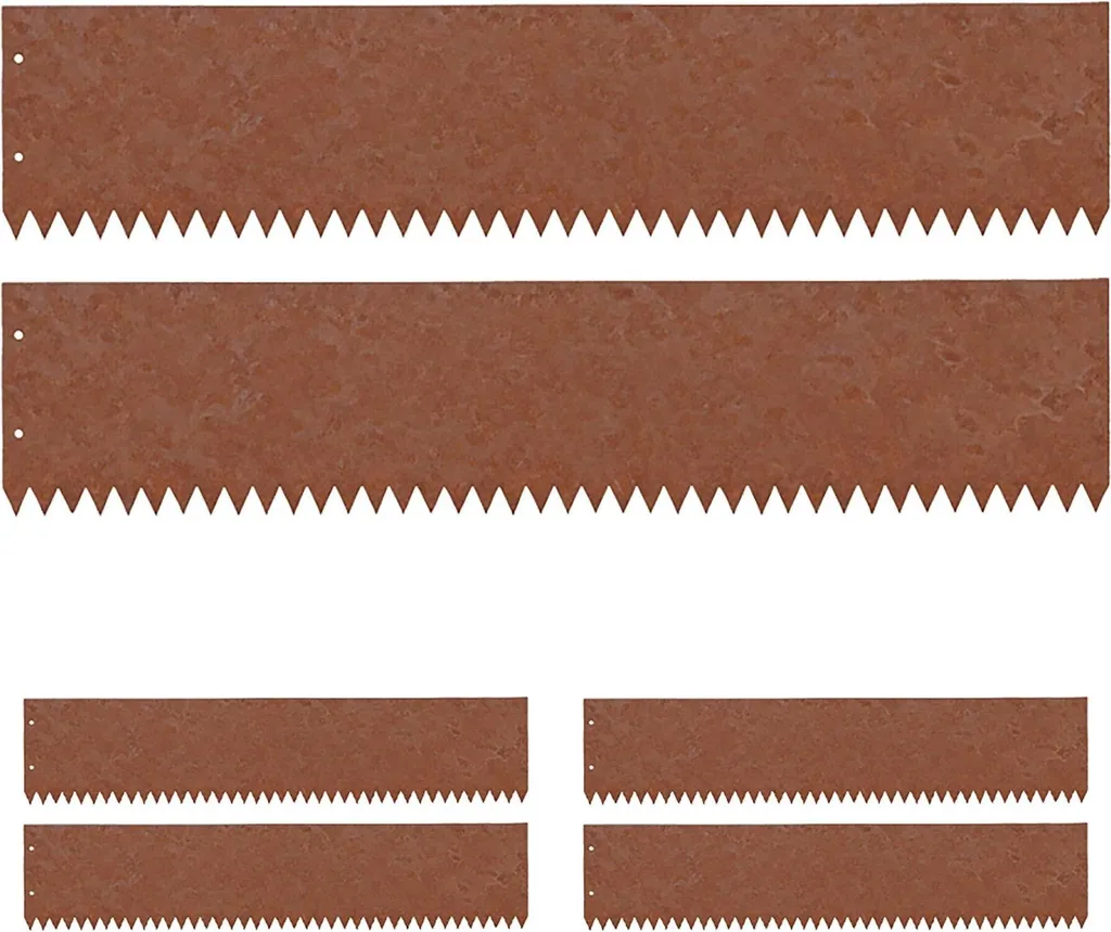 Bordure pour allée courbe en acier rouillé flexible - Finition Pro