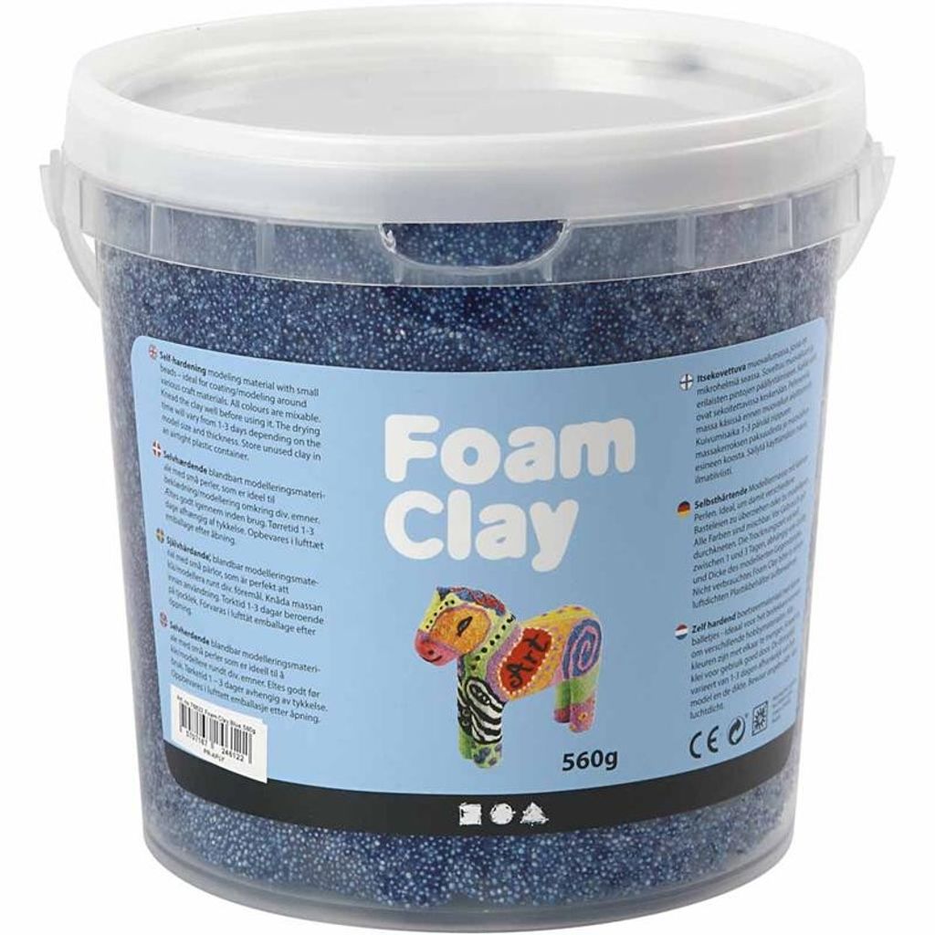 Foam Clay Modelliermasse blau 560g - selbsthärtende Produktbild 