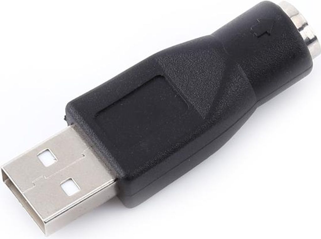 2pcs USB 2.0 A Stecker zu PS/2 Buchse Adapter Konverter Stecker für PC Computer Tastatur Maus
