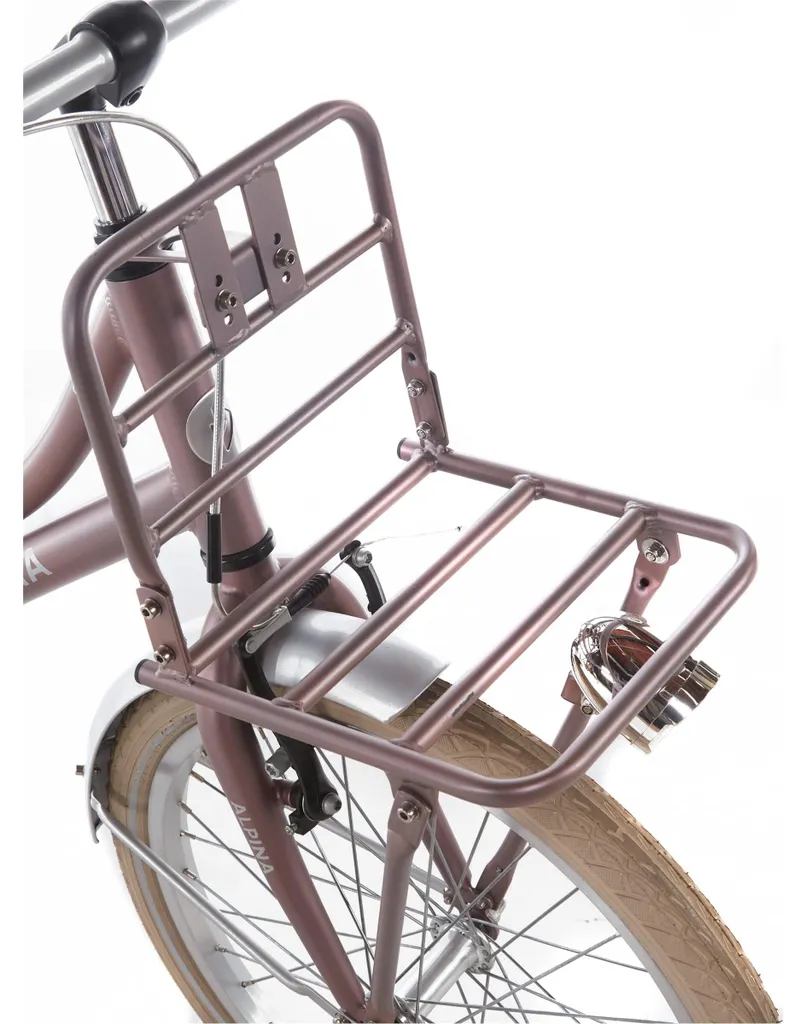 Porte-bagages Alpina 20 Cargo Rose Mat - Finition Robuste et Design Wood