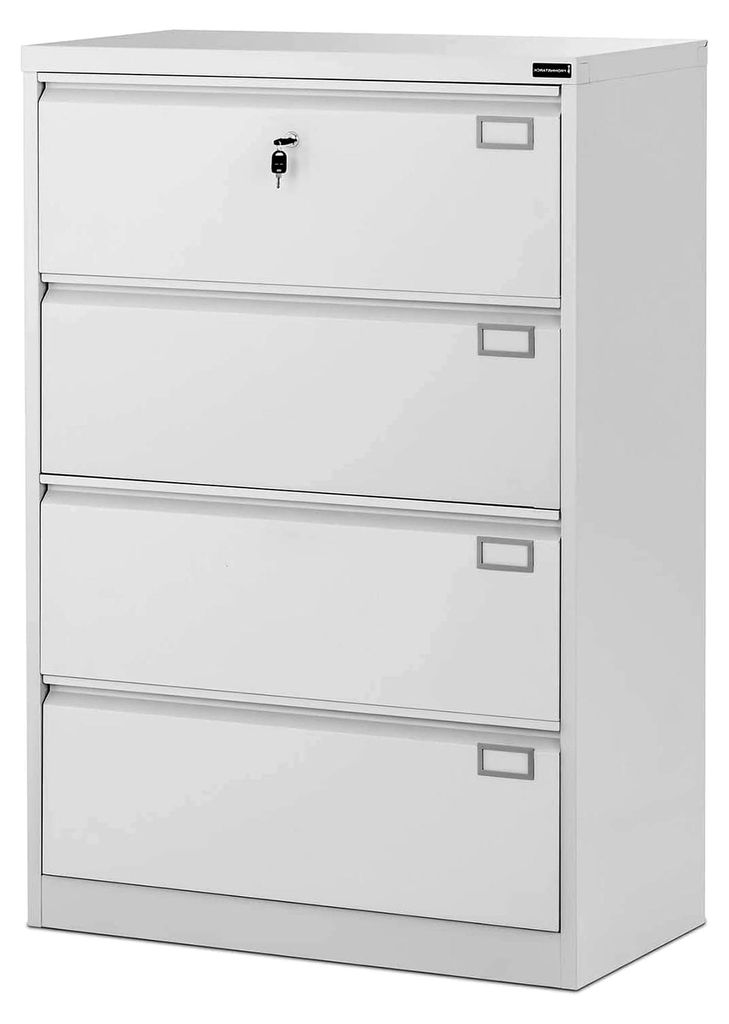 Fromm & Starck Hängeregisterschrank 132 cm 4 Schubladen Stahl 0,6 mm Mehrzweckschrank Aktenschrank Büroschrank Werkzeugschrank