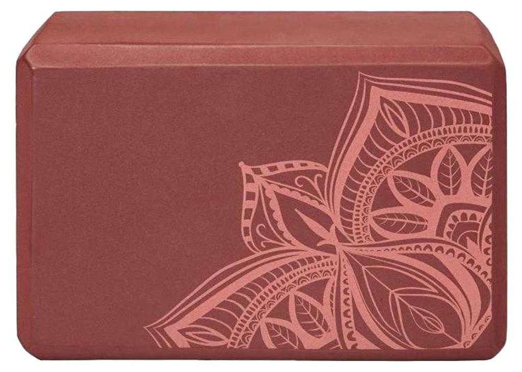 Gaiam - Yoga-Block, Schaumstoff, Sonnenuhr PP8023 (Einheitsgröße) (Rostfarben)