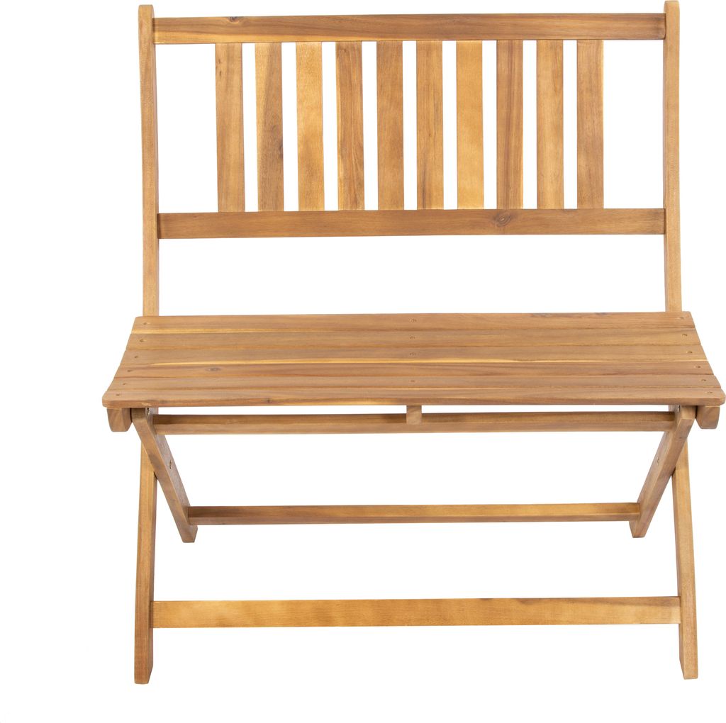 Gartenbank Akazie 80 cm Sitzbank klappbar SKARA Produktbild 