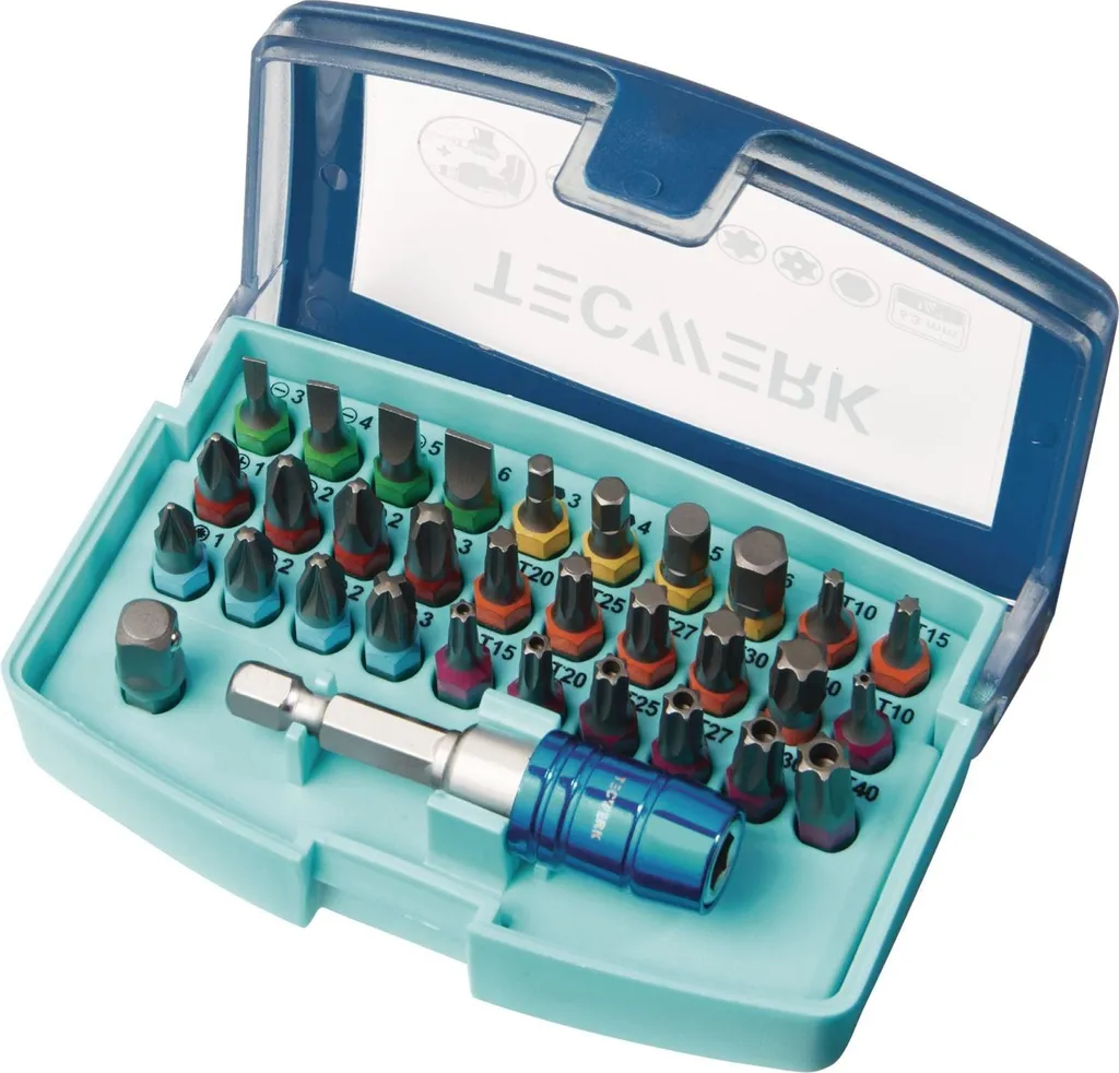 Kit 32 Inserti Avvitatore S2 | Set Completo Bit Torx Forati e Pozidriv