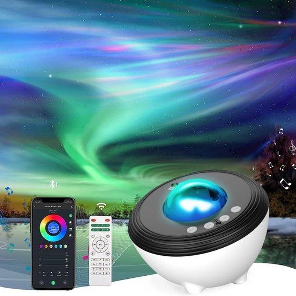 Projektor gwiazd Sternglanz z aplikacją i pilotem – 48 scen Zdjęcie produktu 