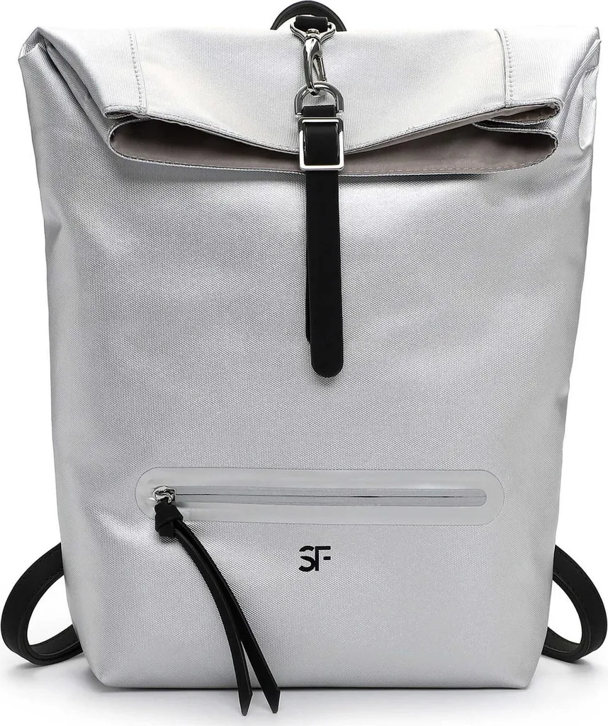 Zaino Porta Laptop SURI FREY SFY Lanny Silver - 10L Argento