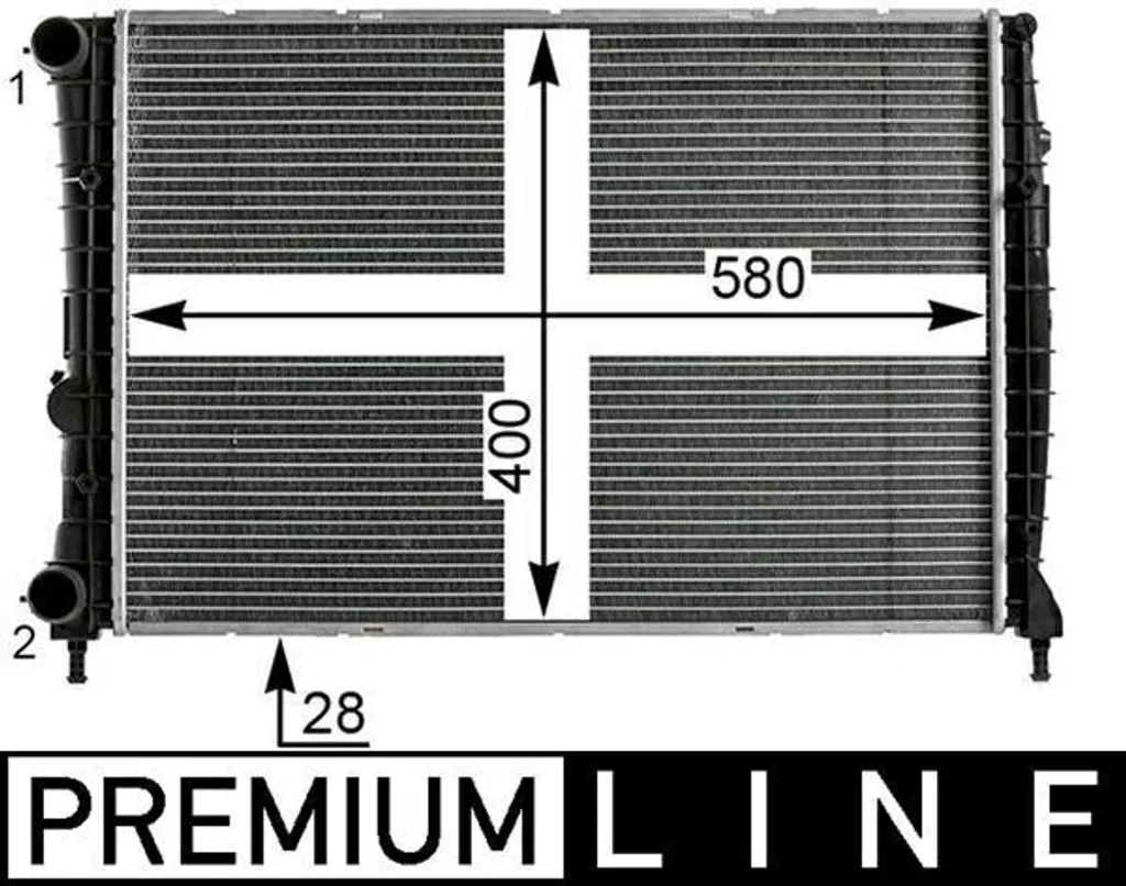 Radiateur moteur Alfa Romeo GT 937 MAHLE CR 1984 idéal pour la maintenance