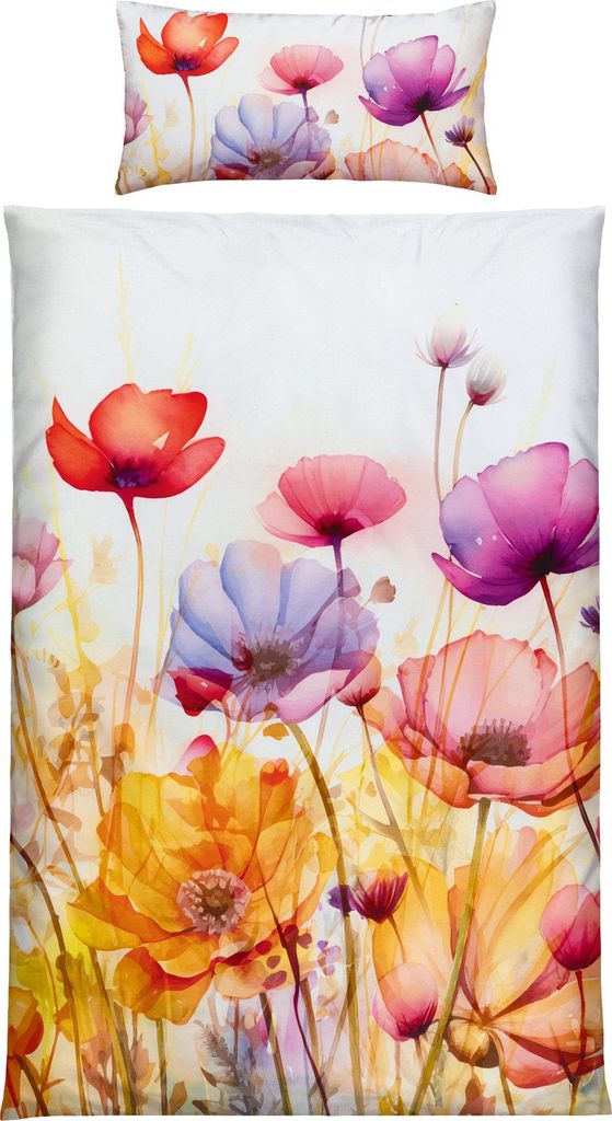 Erwin Müller Bettwäsche bunt 1x 155x220 cm + 1x 40x80 cm