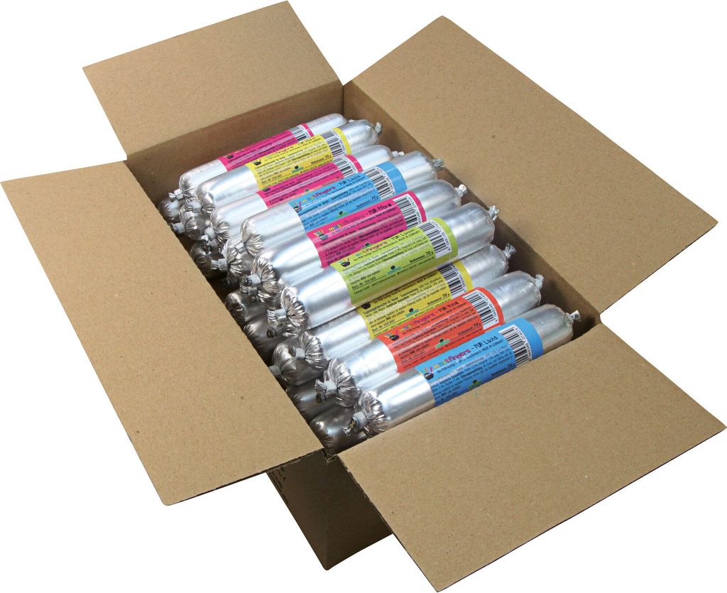 30  x 70g Stück Schecker Meatfingers PUR - eine Produktbild 