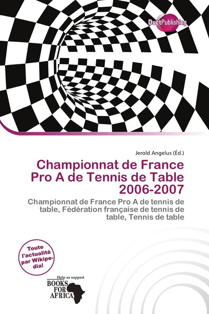 Championnat de France Pro a de Tennis de Table 2006-2007