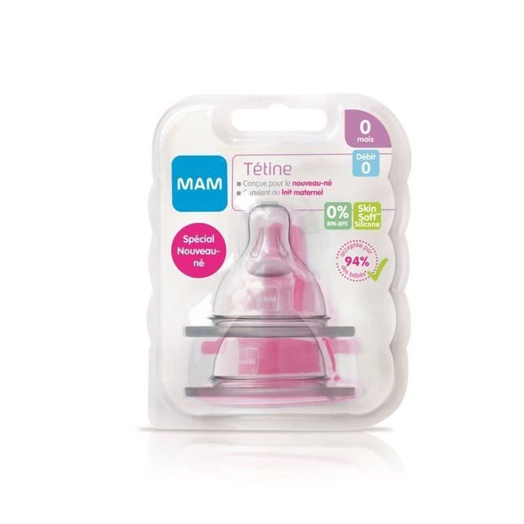 Set 2 tetine MAM, silicon, 0+ luni, conceput pentru Obrázek produktu 