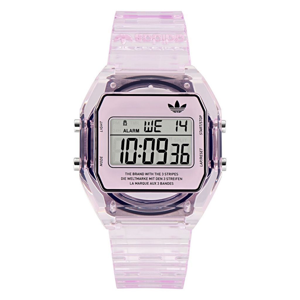 Adidas Uni Uhr DIGITAL TWO CRYSTAL Kunststoff pink Produktbild 