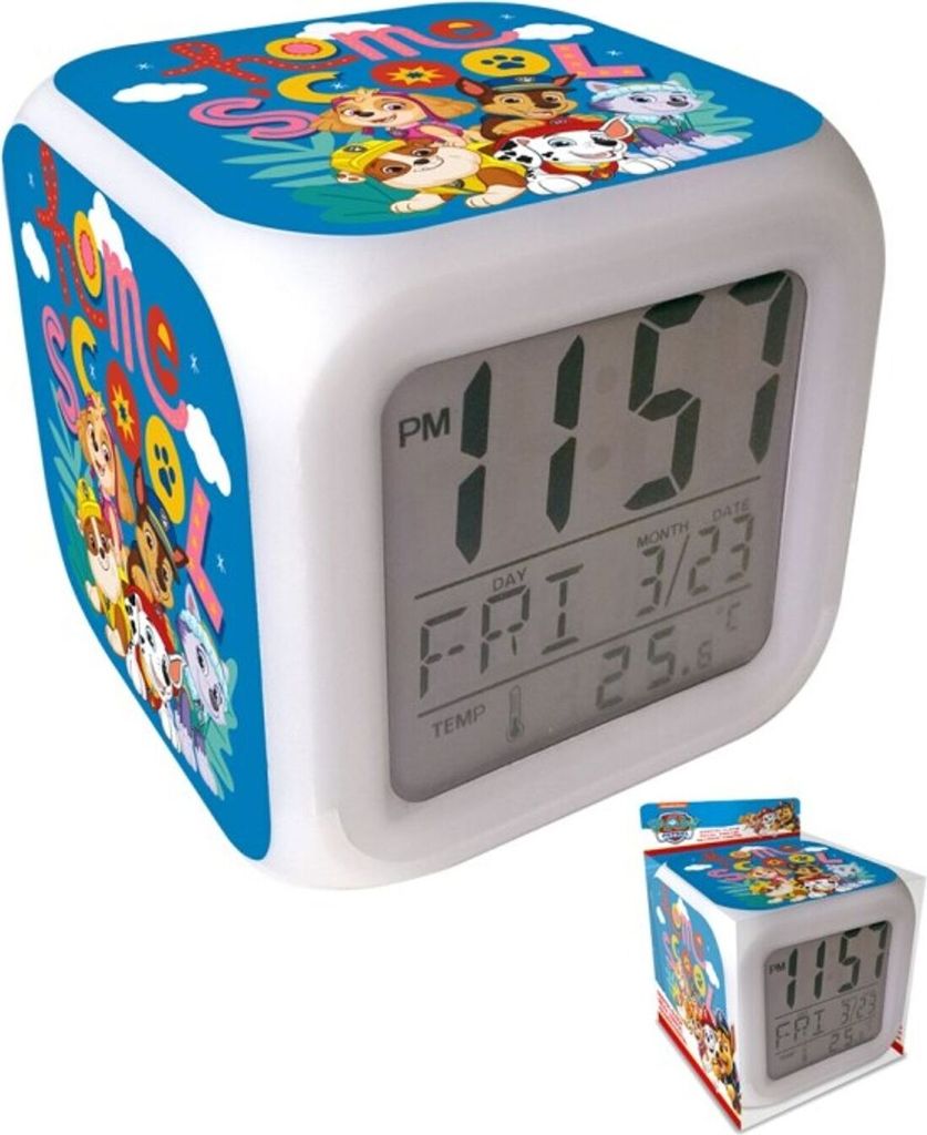 Paw Patrol Digitale Uhr mit Alarm Wecker
