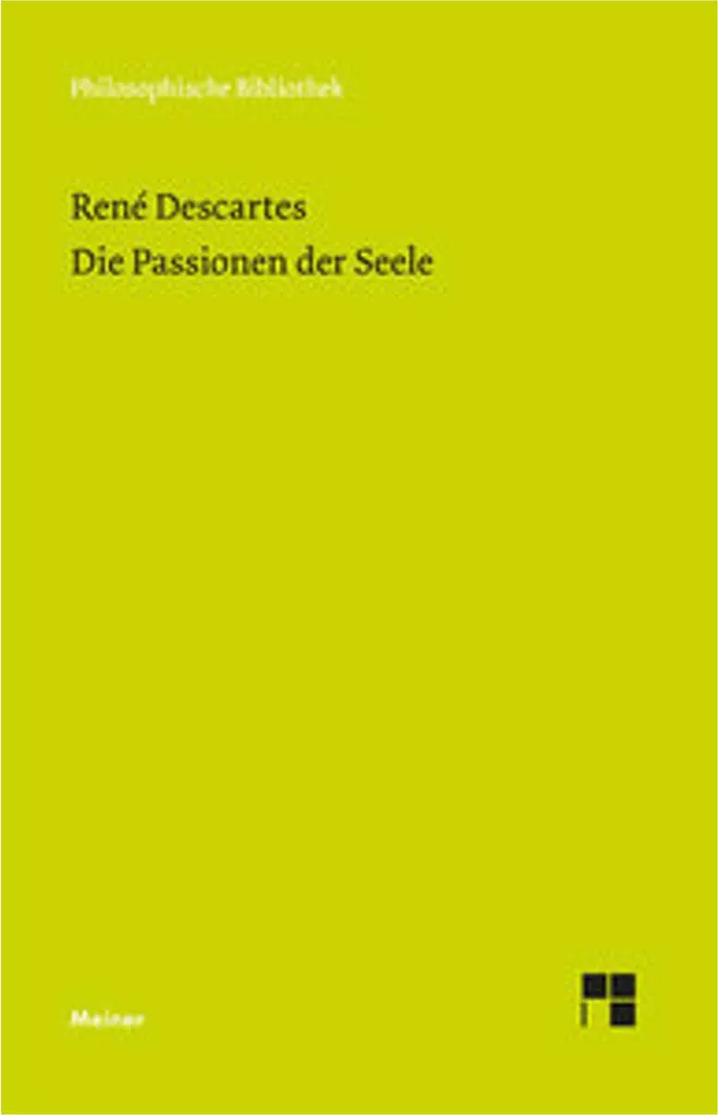 Les Passions de l'âme de René Descartes livre philosophie édition reliée