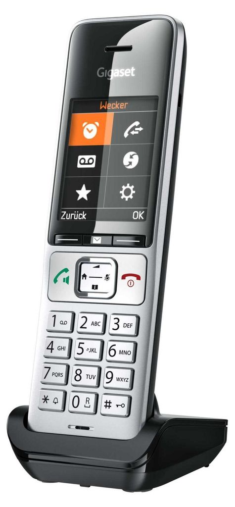 Gigaset COMFORT 500 HX silber/schwarz Image du produit 