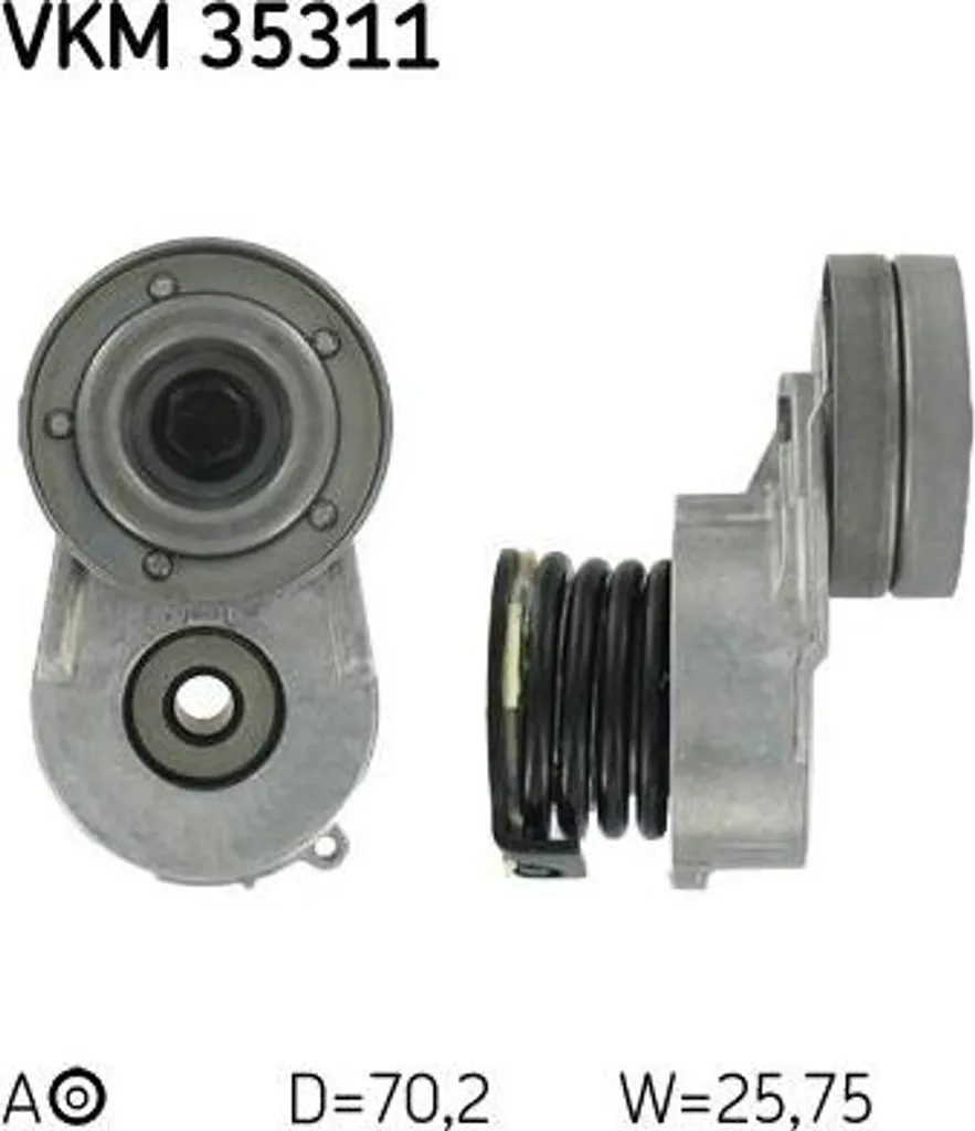 SKF VKM 35311 Rouleau Tendeur de Courroie pour Civic et Astra H 6204663