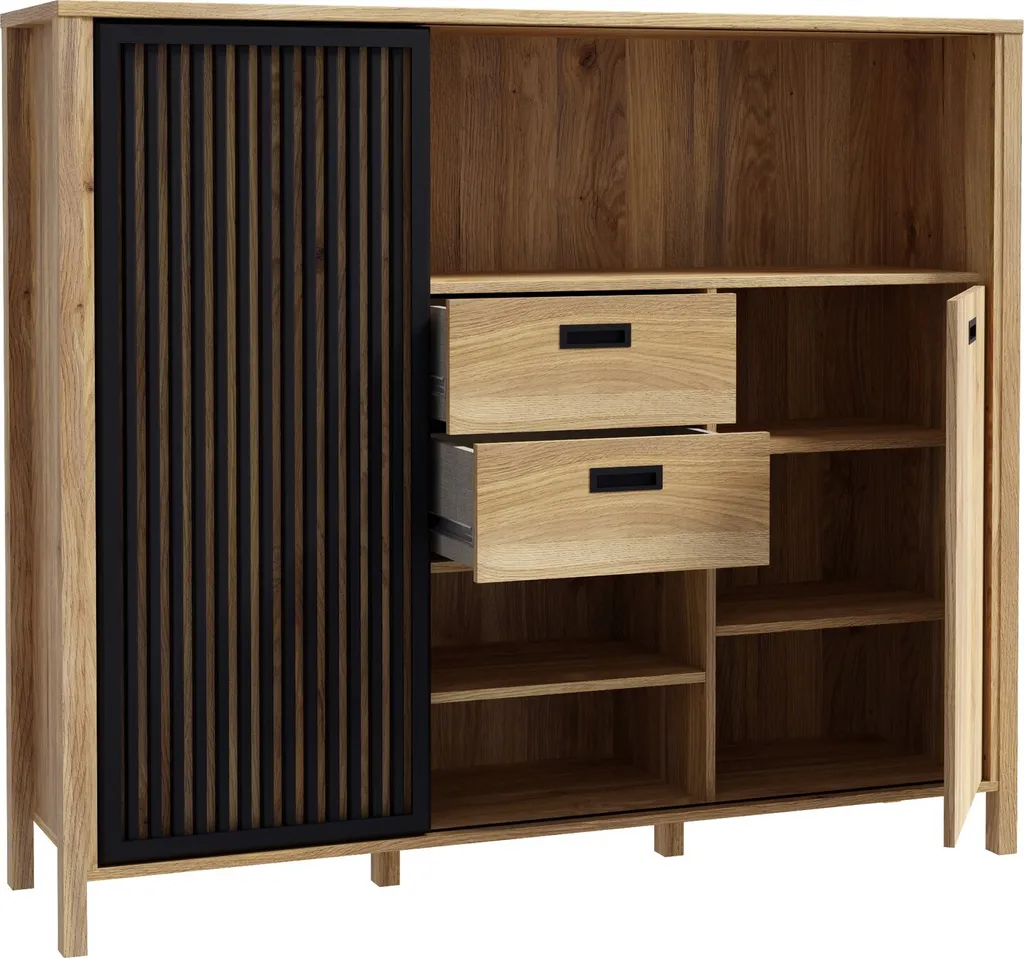 Commode de Chambre Jecho 150cm Largeur pour Organisation Dressing Idéale - 5